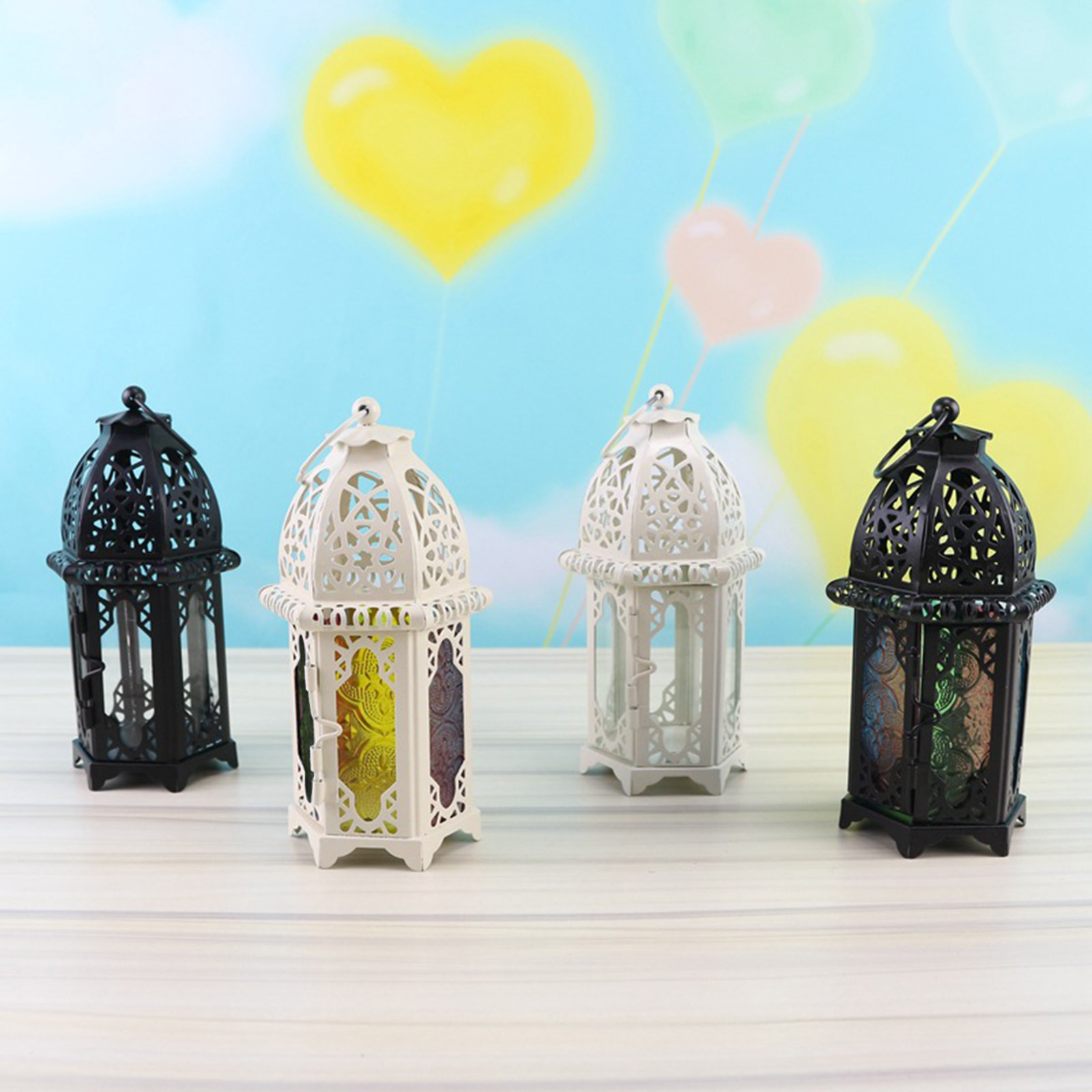 Candle Supplies Europe - Марокканский винтажный фонарь-подсвечник, декоративный железный фонарь,
